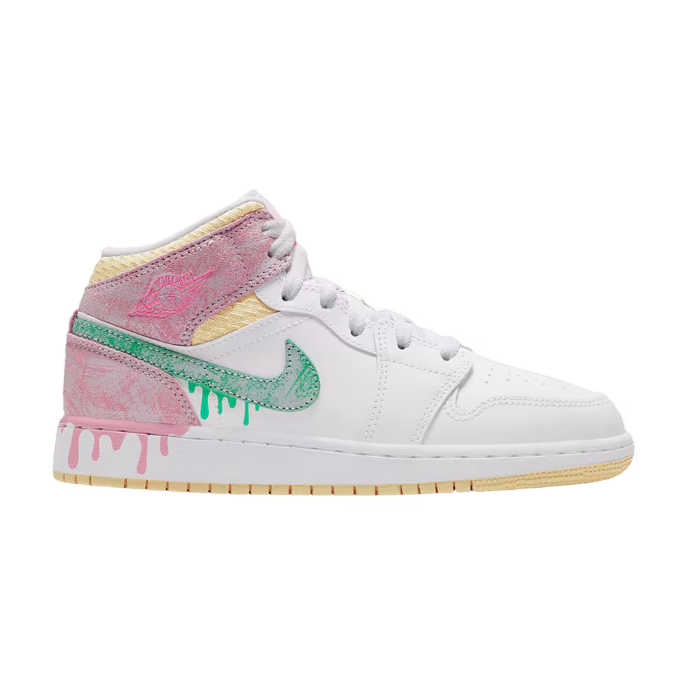 Air Jordan 1 Mid SE PS Ice Cream
