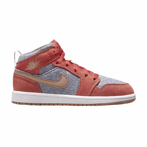 Air Jordan 1 Mid SE PS 'Denim Red'
