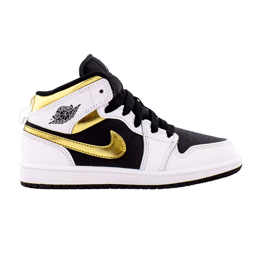 Air Jordan 1 Mid PS White Gold