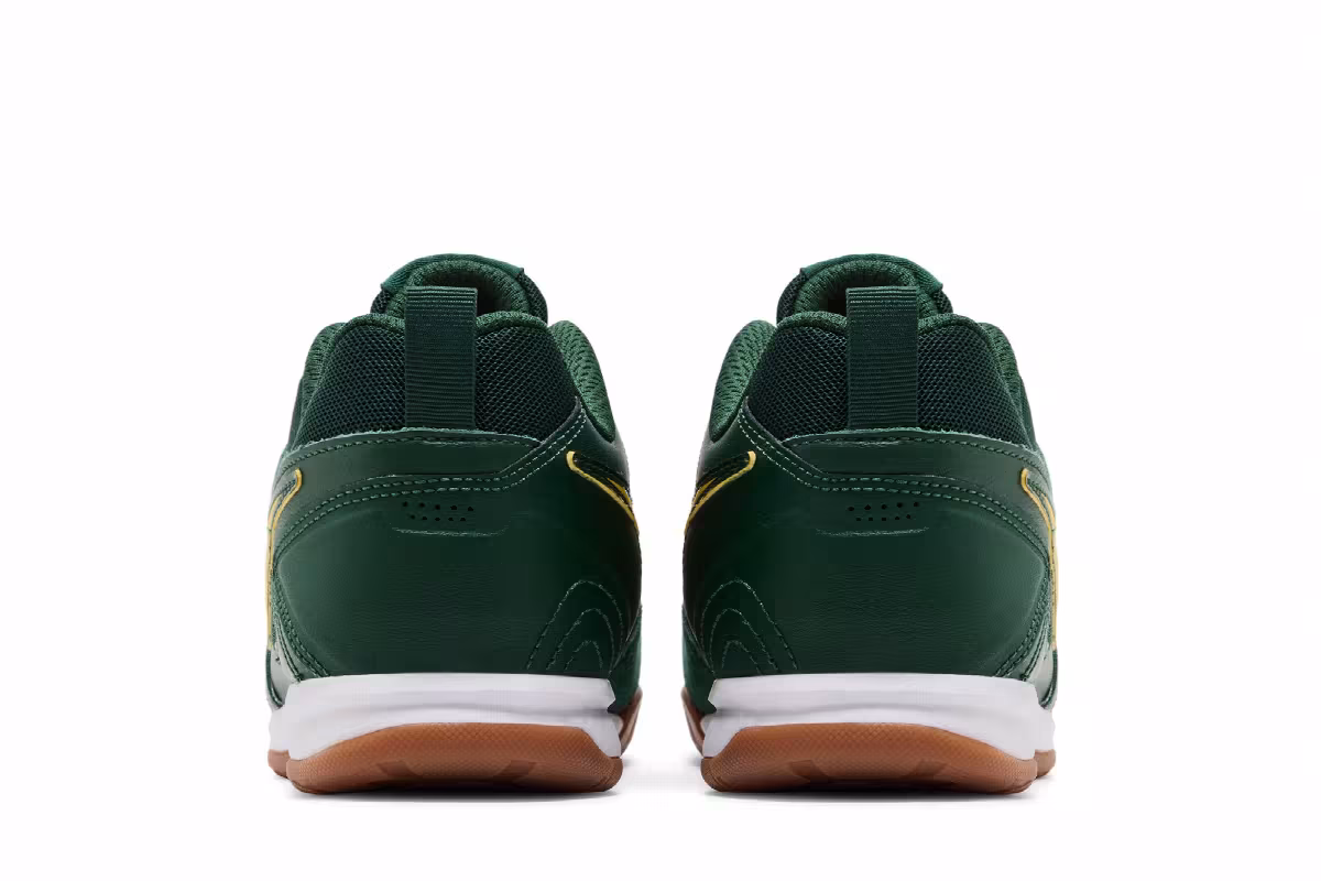 Nike Gato GS Fir/White/Gum Medium Brown/Varsity Maize, view 7