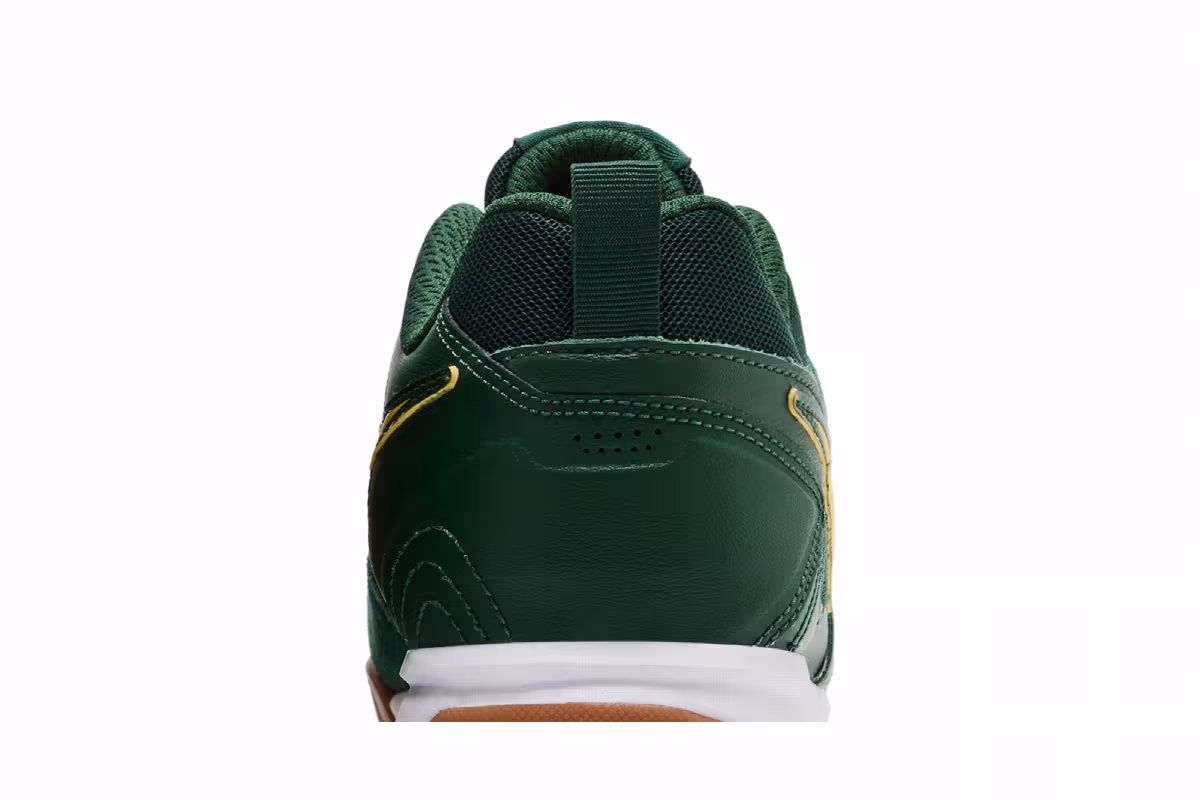 Nike Gato GS Fir/White/Gum Medium Brown/Varsity Maize, view 8