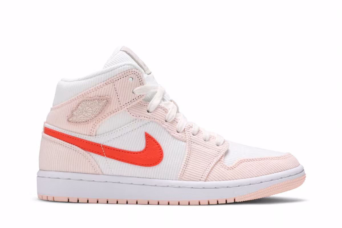 Women's Air Jordan 1 Mid SE Corduroy, view 2