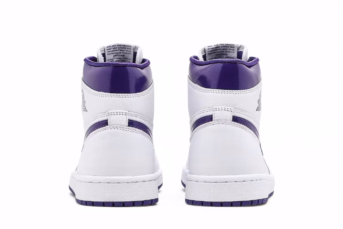 Women's Air Jordan 1 High OG Court Purple, view 7