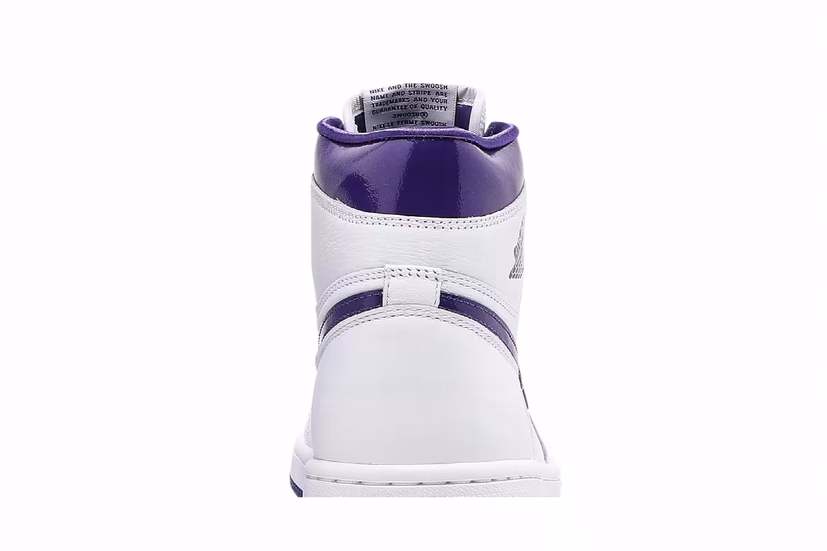 Women's Air Jordan 1 High OG Court Purple, view 8