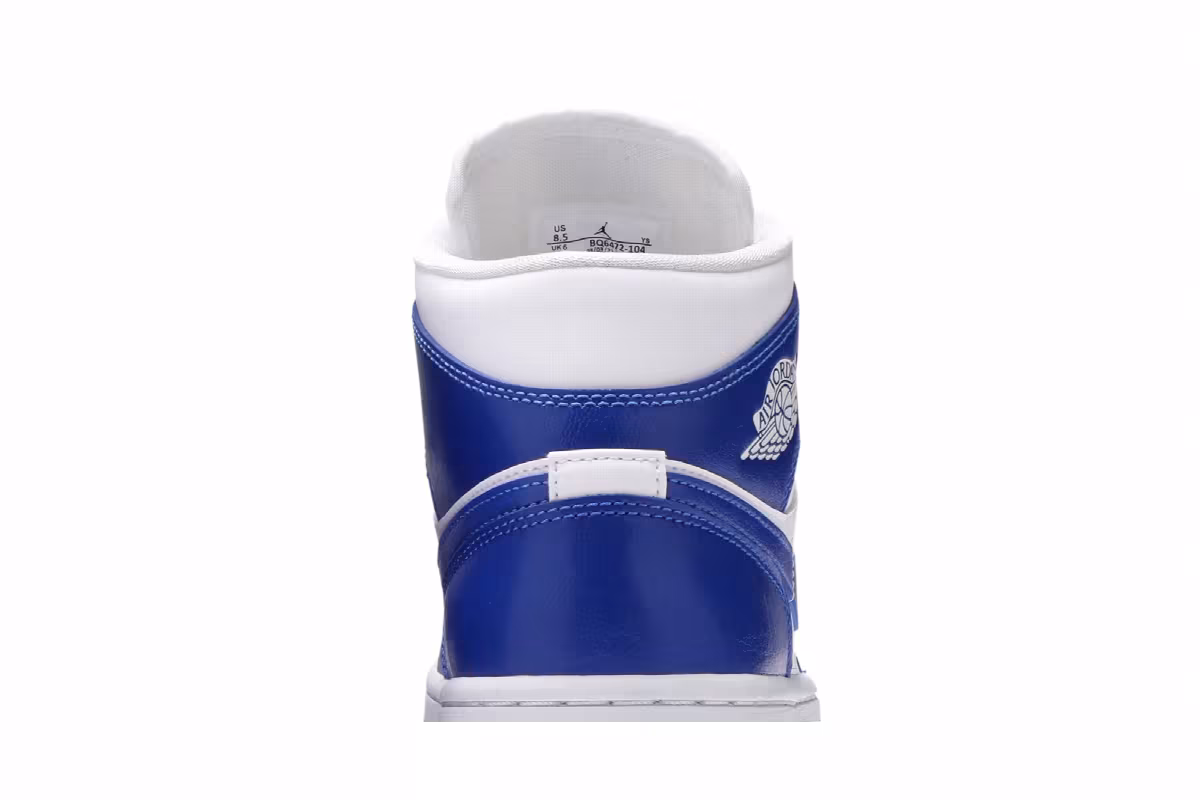 Women's Air Jordan 1 Mid Kentucky Blue, view 8