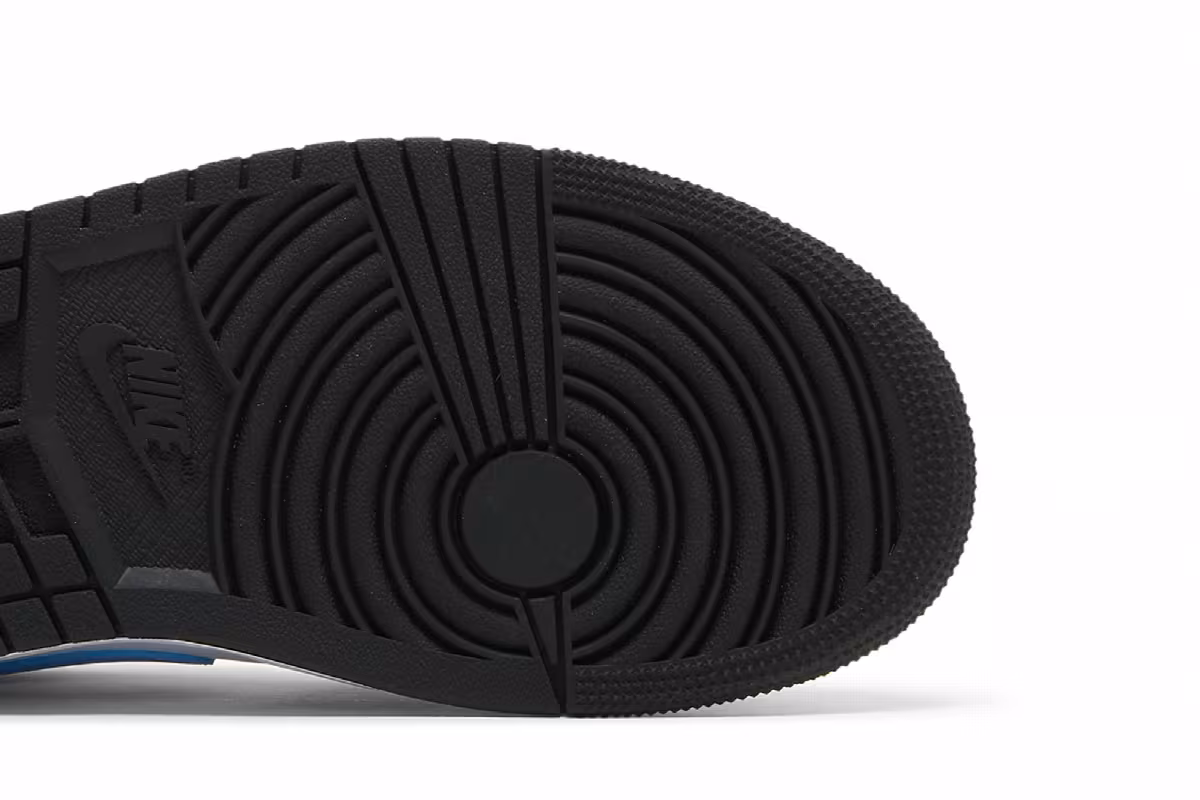 Women's Air Jordan 1 Low Black University Blue, view 6