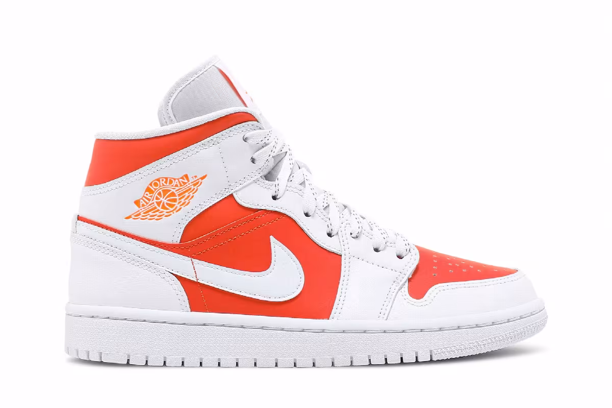 Women's Air Jordan 1 Mid SE Bright Citrus, view 2