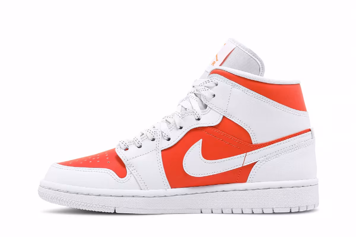 Women's Air Jordan 1 Mid SE Bright Citrus, view 4