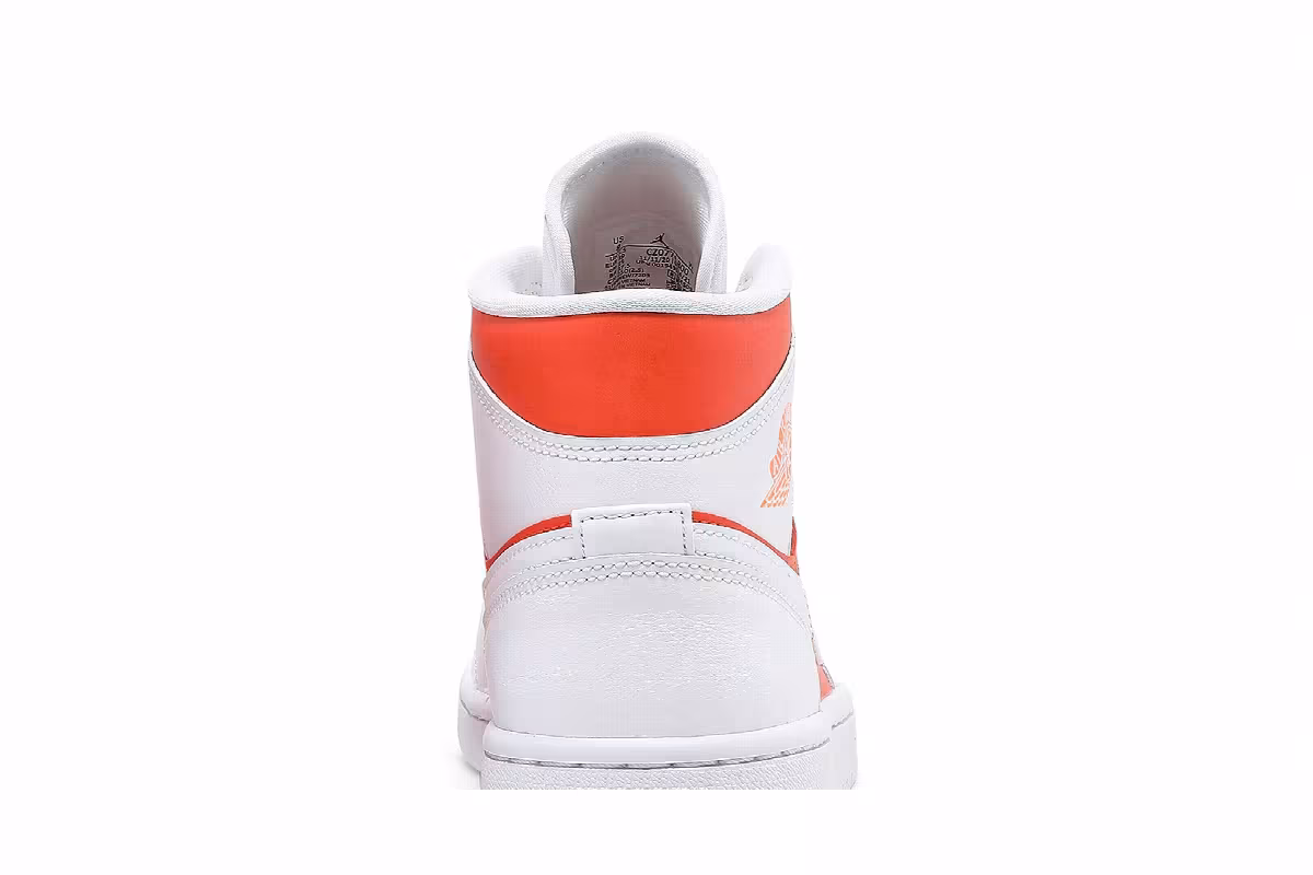 Women's Air Jordan 1 Mid SE Bright Citrus, view 8