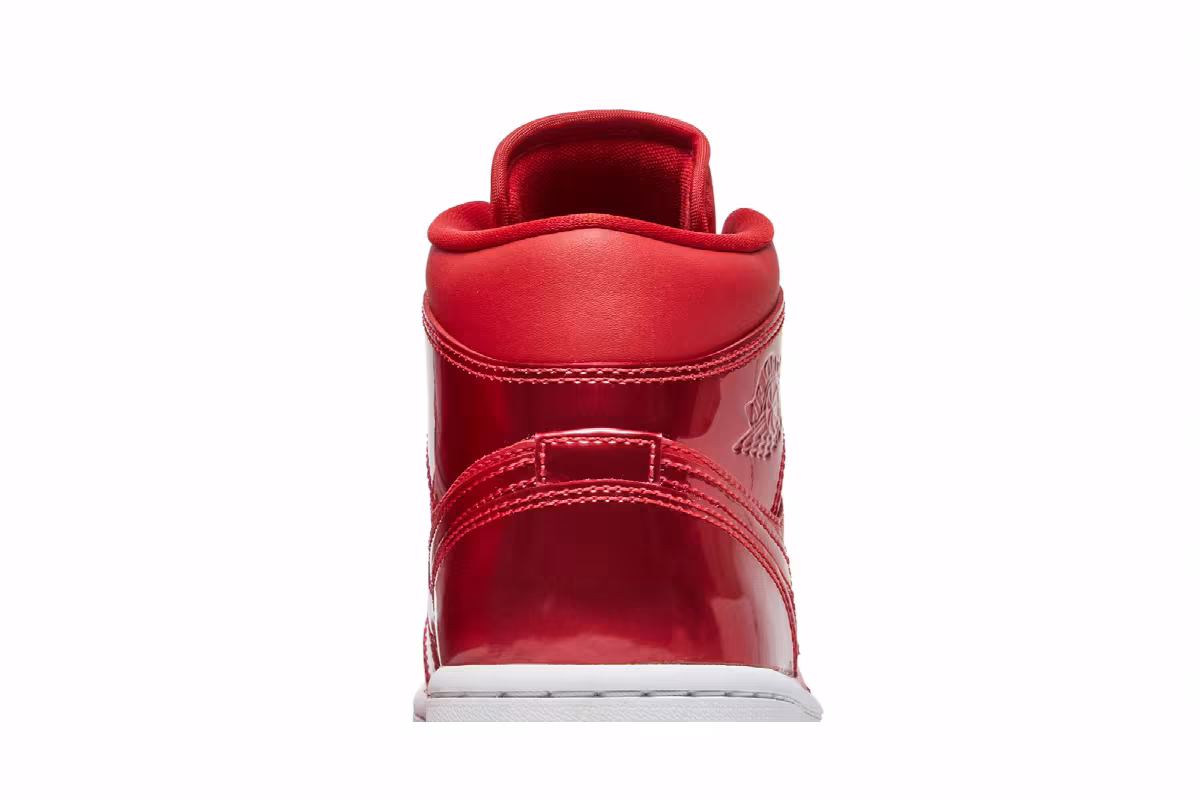 Women's Air Jordan 1 Mid SE University Red Pomegranate, view 8