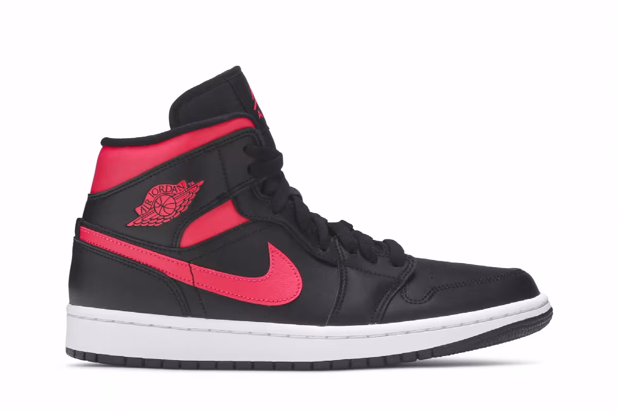 Women's Air Jordan 1 Mid Siren Red, view 2