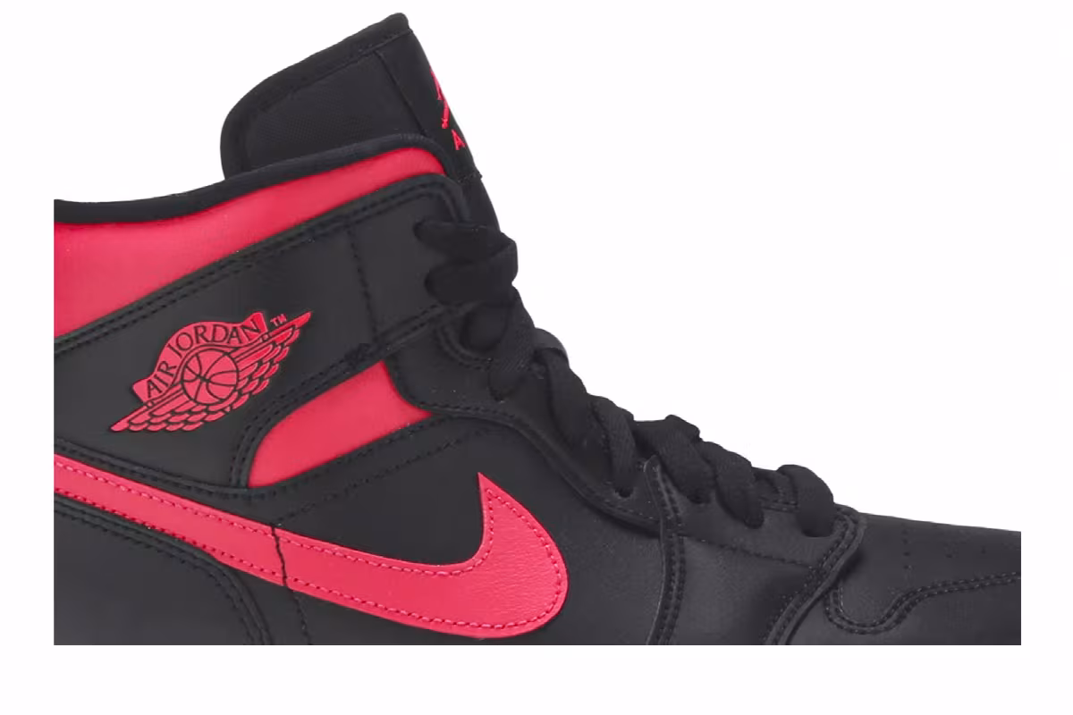 Women's Air Jordan 1 Mid Siren Red, view 3