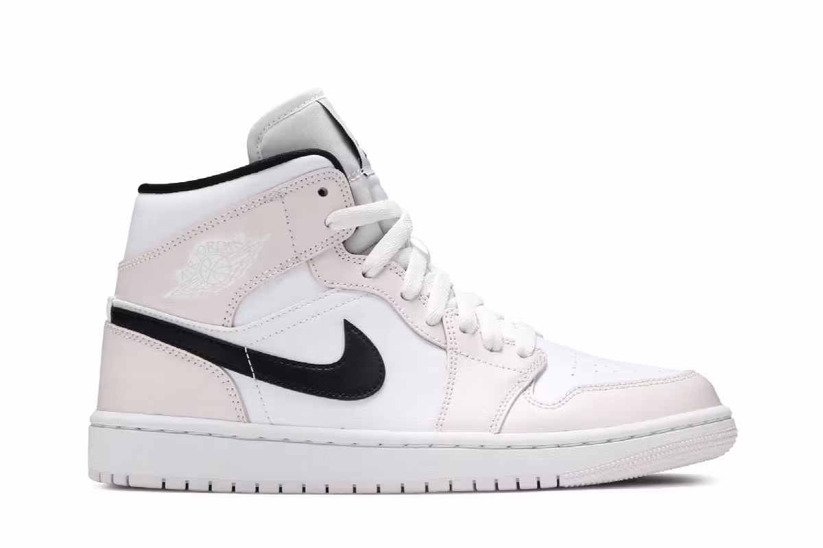 Women's Air Jordan 1 Mid Barely Rose, view 2