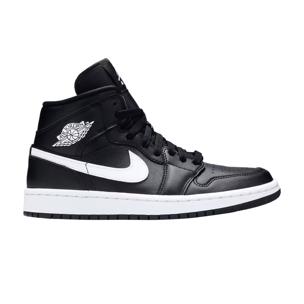 Women's Air Jordan 1 Mid Black White