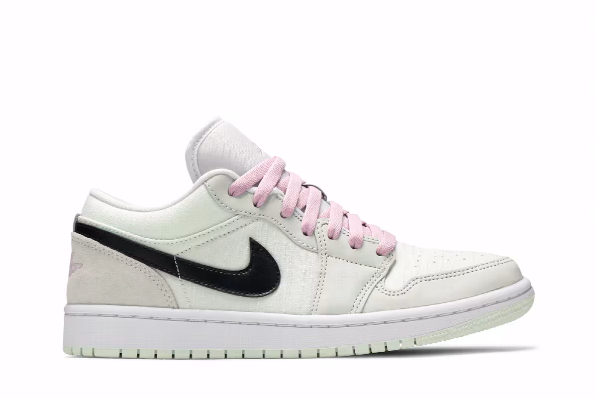 Women's Air Jordan 1 Low SE Barely Green, view 2