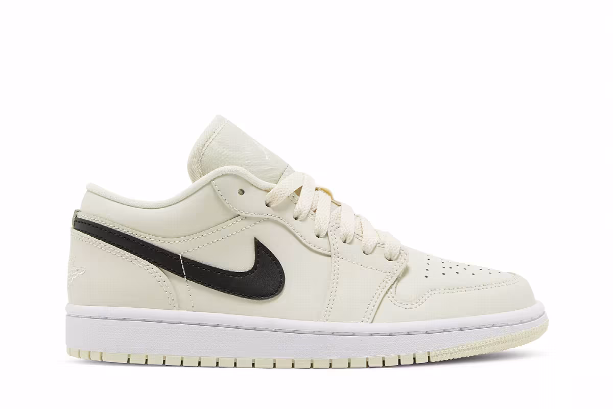 Women's Air Jordan 1 Low Coconut Milk, view 2