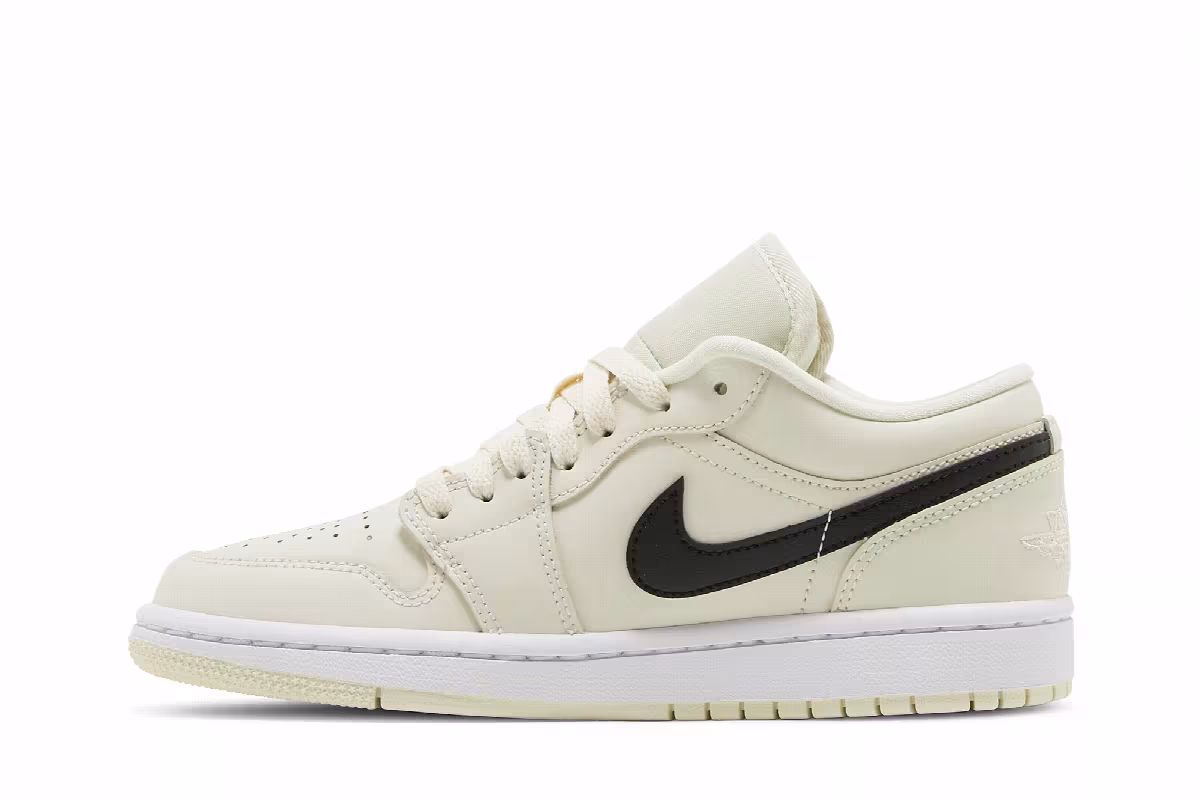 Women's Air Jordan 1 Low Coconut Milk, view 4
