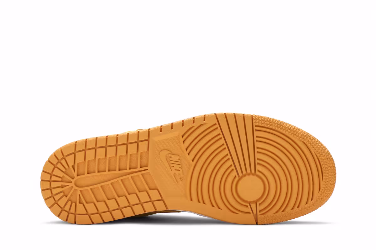 Women's Air Jordan 1 Low Yellow Strike, view 5