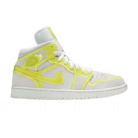 Wmns Air Jordan 1 Mid LX 'Off White Opti Yellow'