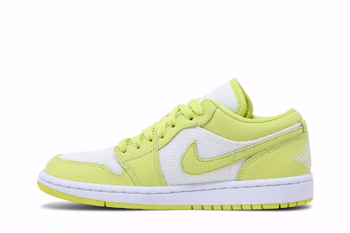 Women's Air Jordan 1 Low Limelight, view 4