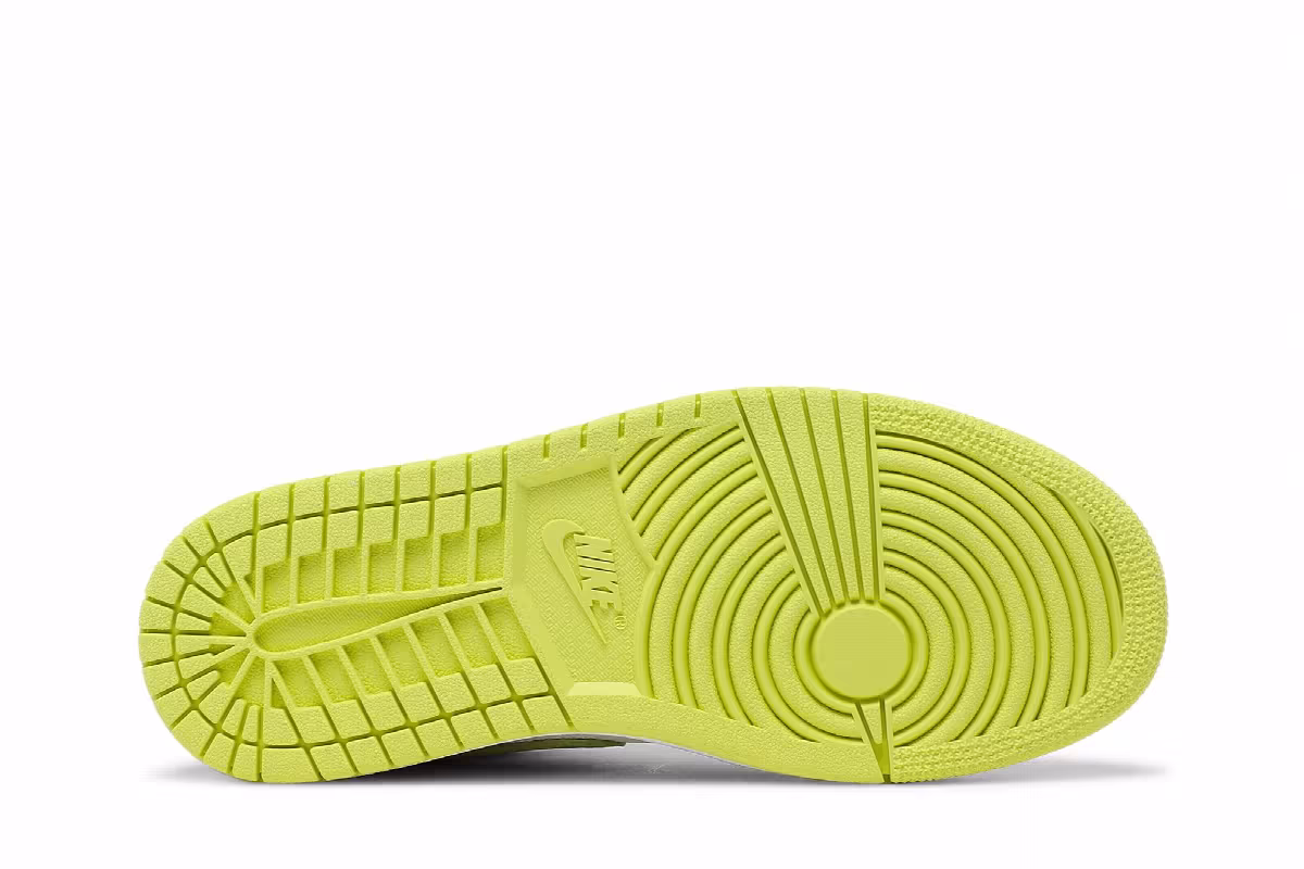 Women's Air Jordan 1 Low Limelight, view 5
