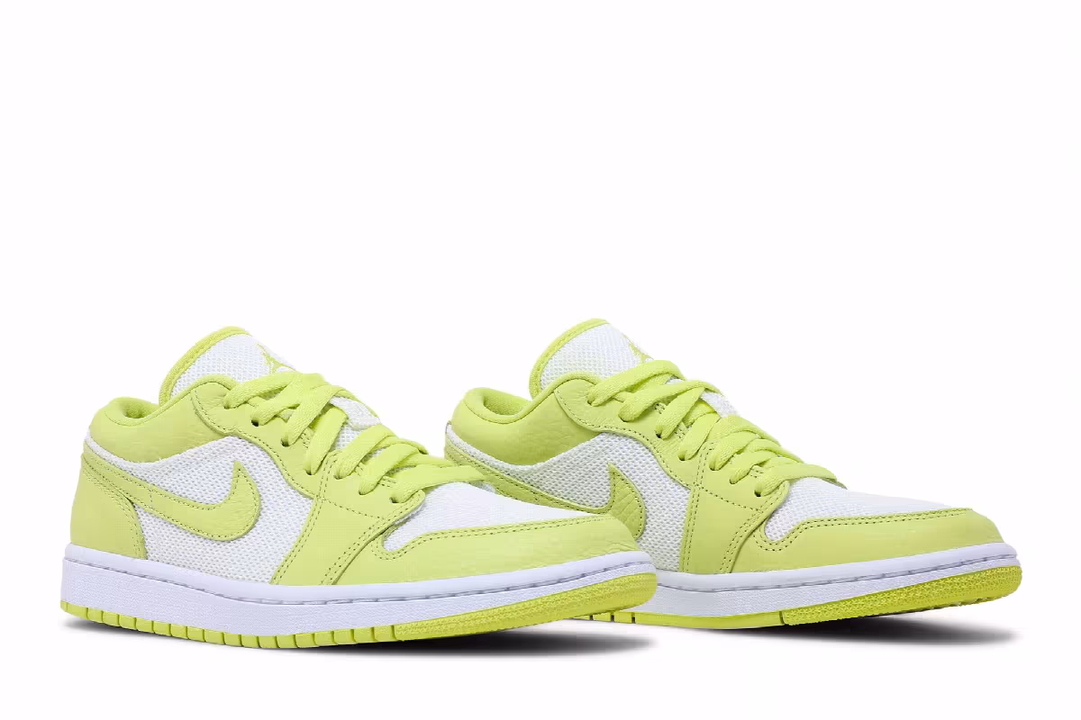Women's Air Jordan 1 Low Limelight, view 9