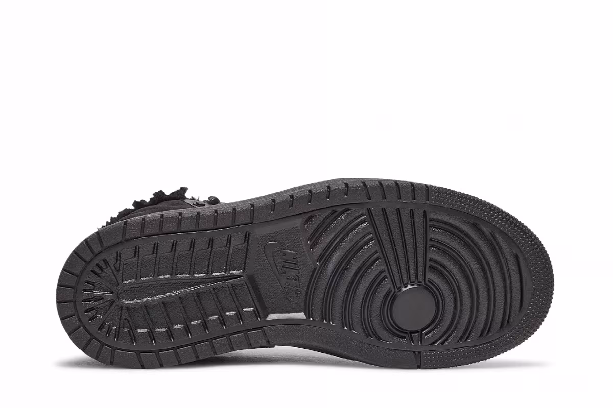 Women's Air Jordan 1 Acclimate Triple Black, view 5