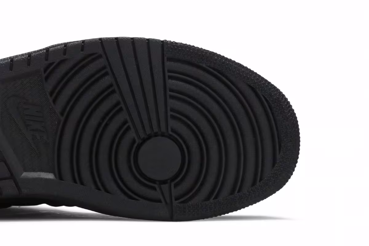 Women's Air Jordan 1 Mid SE Black Quilted, view 6
