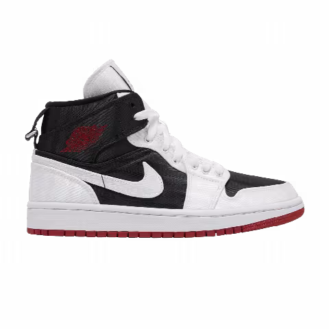 Wmns Air Jordan 1 Mid SE Utility 'White Black Gym Red'