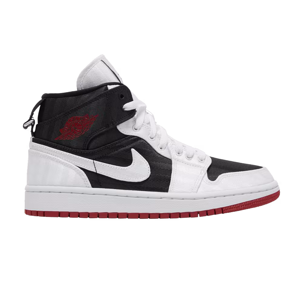 Women's Air Jordan 1 Mid SE Utility White Black Gym Red