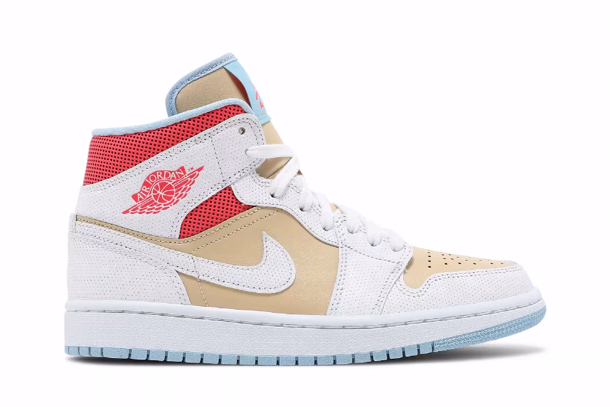 Women's Air Jordan 1 Mid SE Sesame, view 2