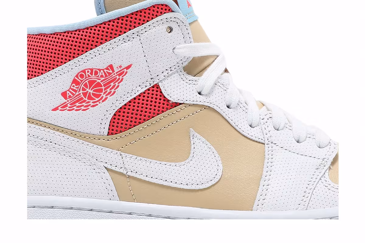 Women's Air Jordan 1 Mid SE Sesame, view 3