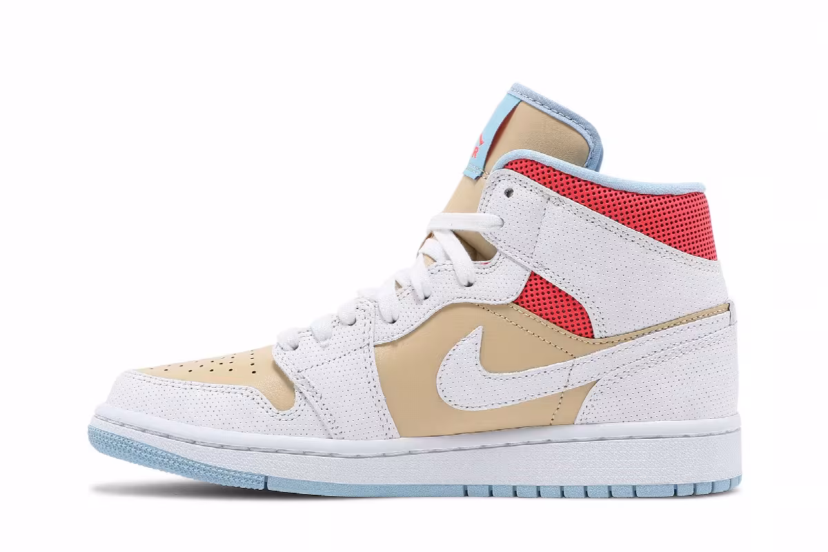 Women's Air Jordan 1 Mid SE Sesame, view 4
