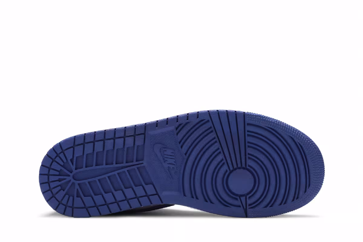 Women's Air Jordan 1 Mid SE Iron Purple Deep Royal, view 5