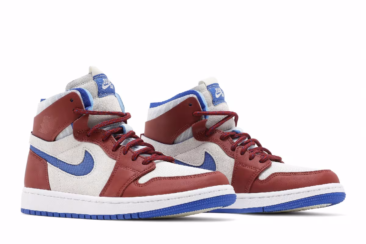 Women's Air Jordan 1 Zoom Comfort Redstone, view 9