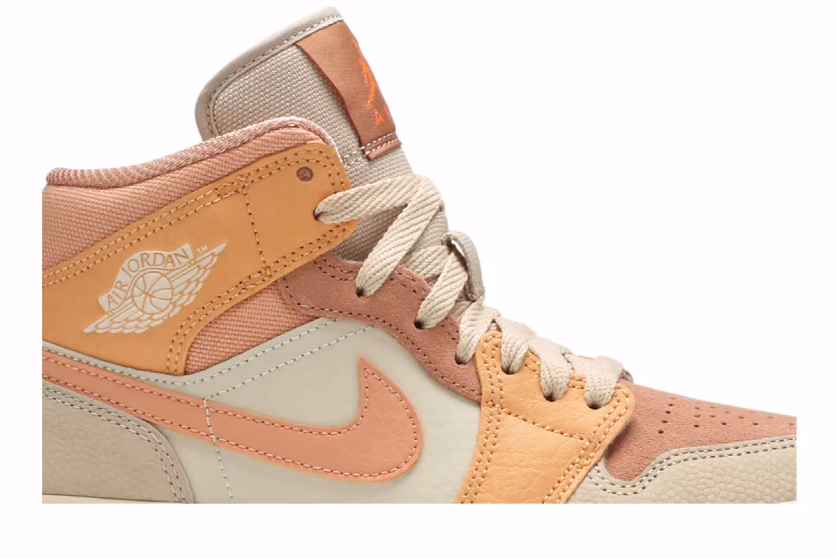 Women's Air Jordan 1 Mid Apricot, view 3