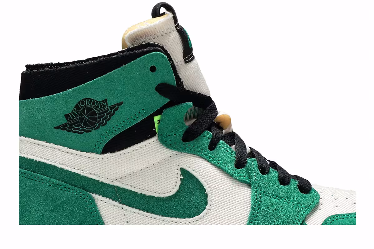 Women's Air Jordan 1 High Zoom Comfort Stadium Green, view 3