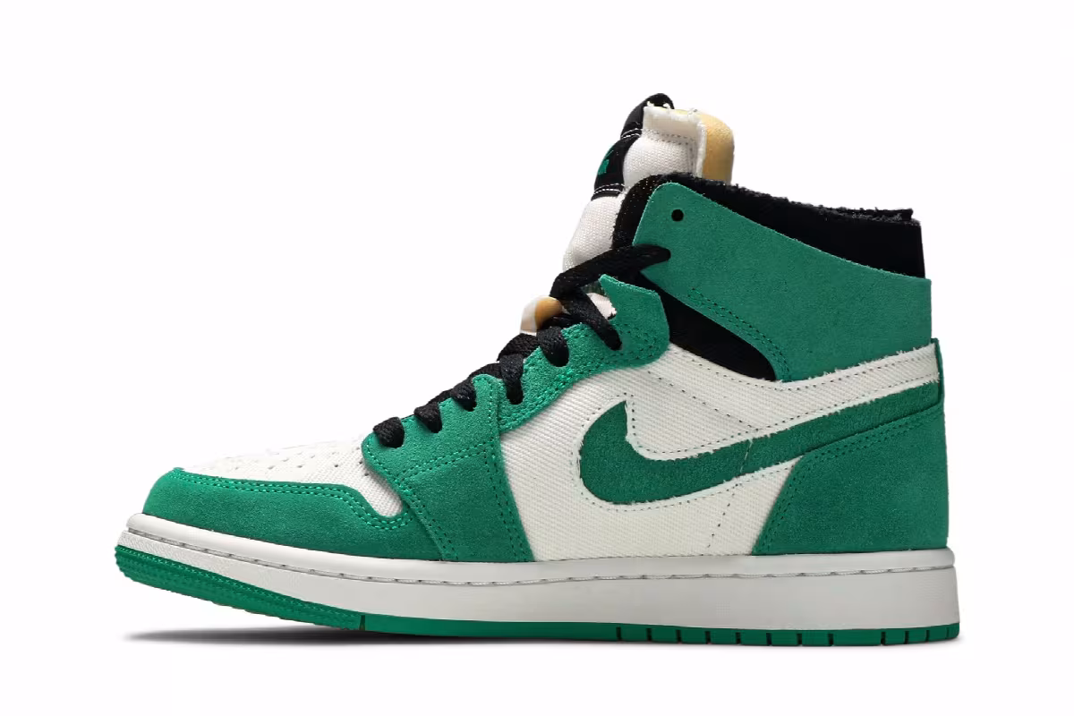 Women's Air Jordan 1 High Zoom Comfort Stadium Green, view 4