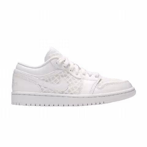 Wmns Air Jordan 1 Low Breathe 'Triple White'