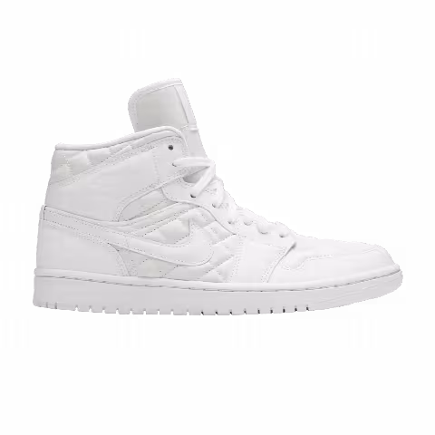 Wmns Air Jordan 1 Mid SE 'White Quilted'