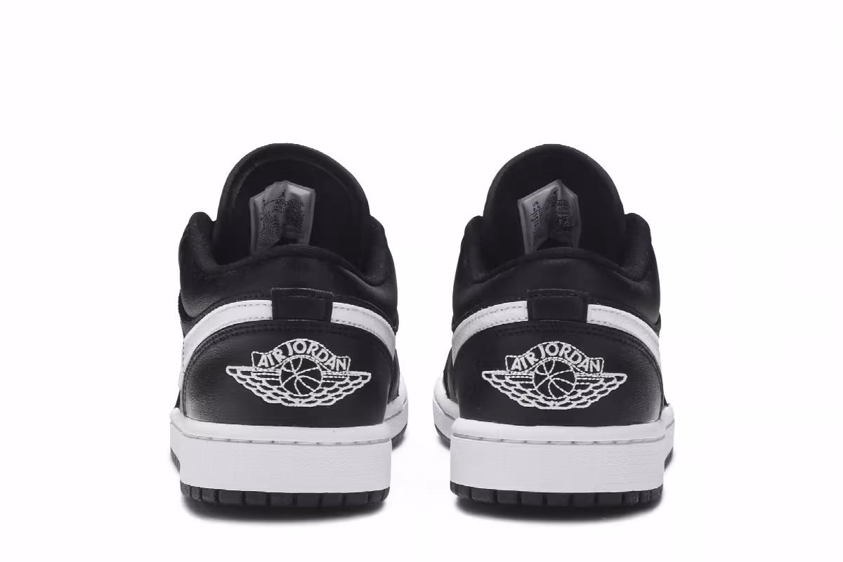 Women's Air Jordan 1 Low Black, view 7