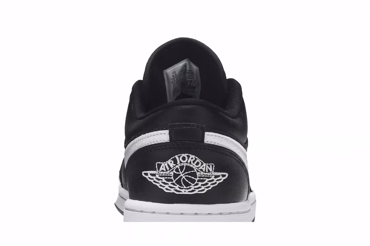 Women's Air Jordan 1 Low Black, view 8