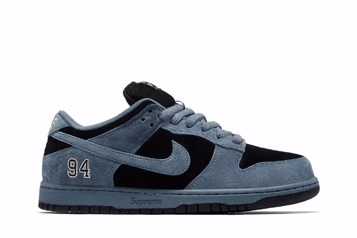 Supreme x Nike Dunk Low SB Ocean Fog, view 2