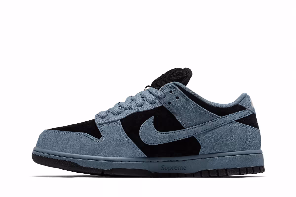 Supreme x Nike Dunk Low SB Ocean Fog, view 4