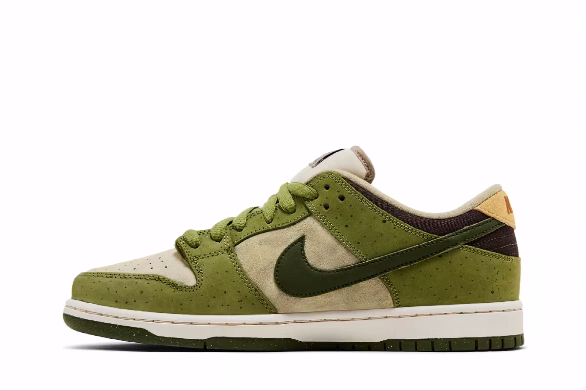 Yuto Horigome x Nike Dunk Low SB Matcha, view 4