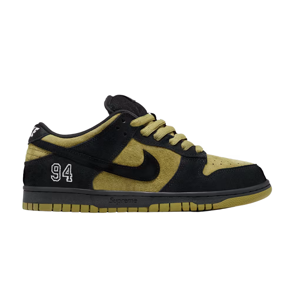 Supreme x Nike Dunk Low SB Camper Green