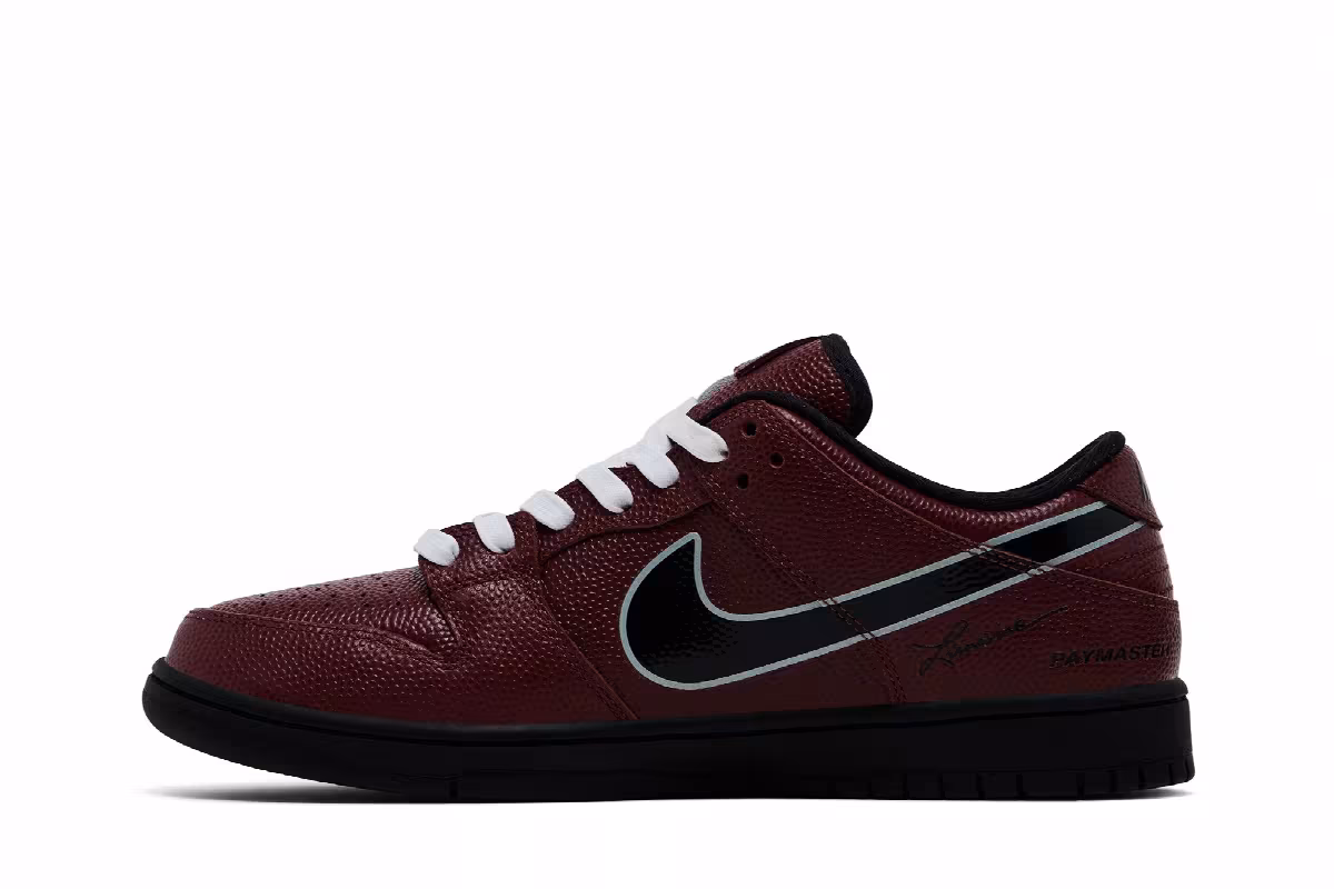 Limosine Skateboards x Nike Dunk Low SB Football, view 4