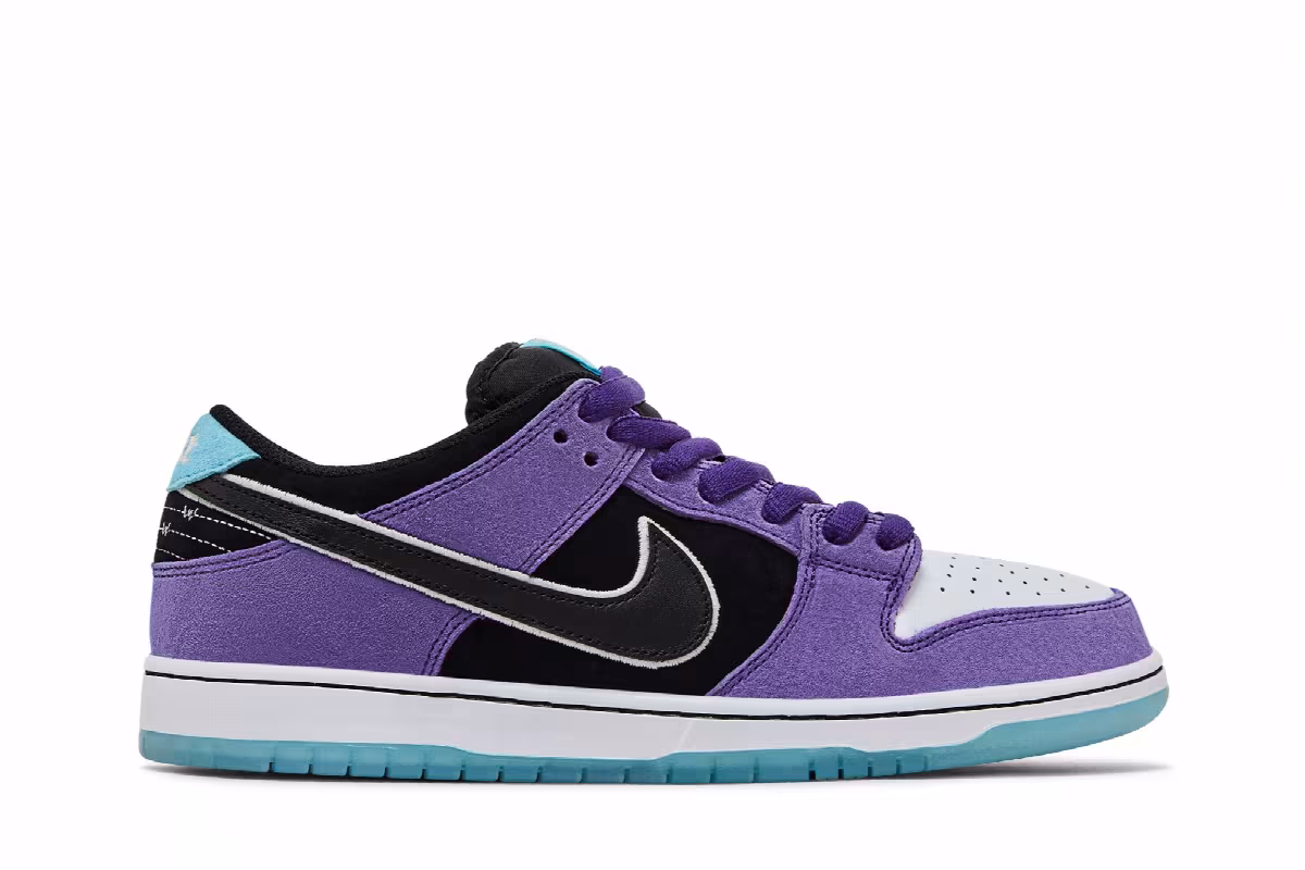 Hayley Wilson x Nike Dunk Low SB Court Purple, view 2
