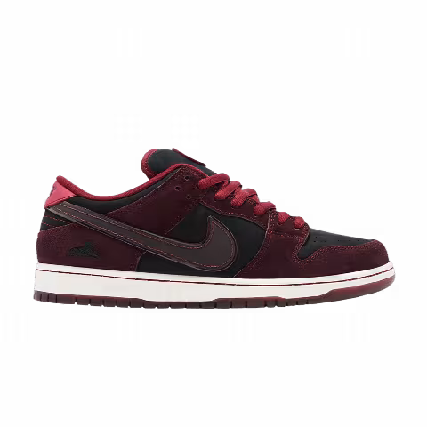 RIOT Skateshop x Nike Dunk Low Pro SB QS 'Mahogany Dark Beetroot'