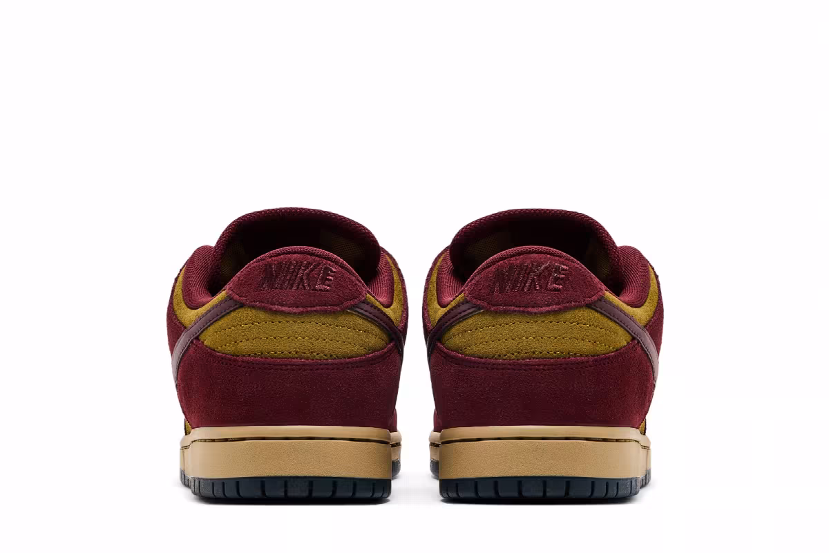 Nike Dunk Low SB Dark Team Red Olive Flak, view 7